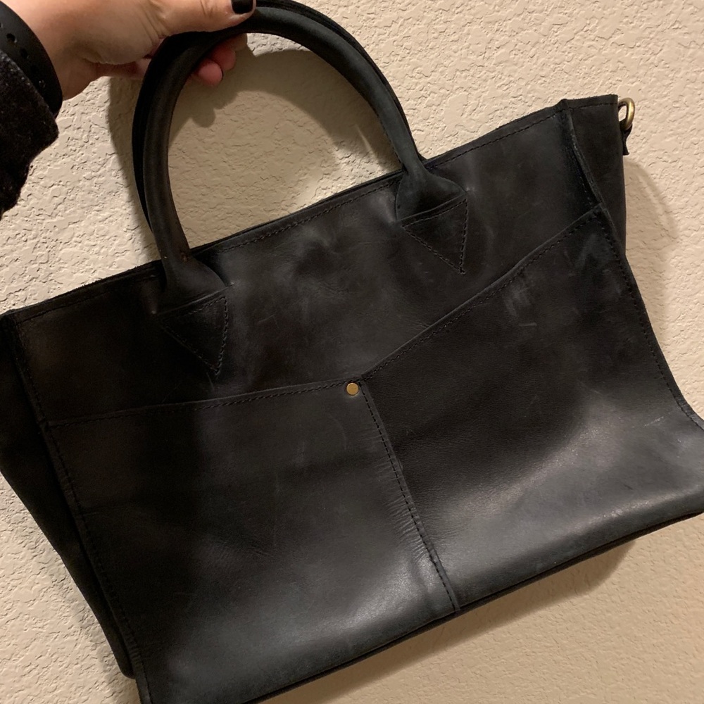 Raven+Lily Kerem convertible handbag- Black